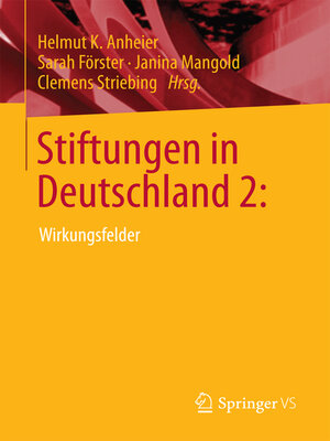 cover image of Stiftungen in Deutschland 2